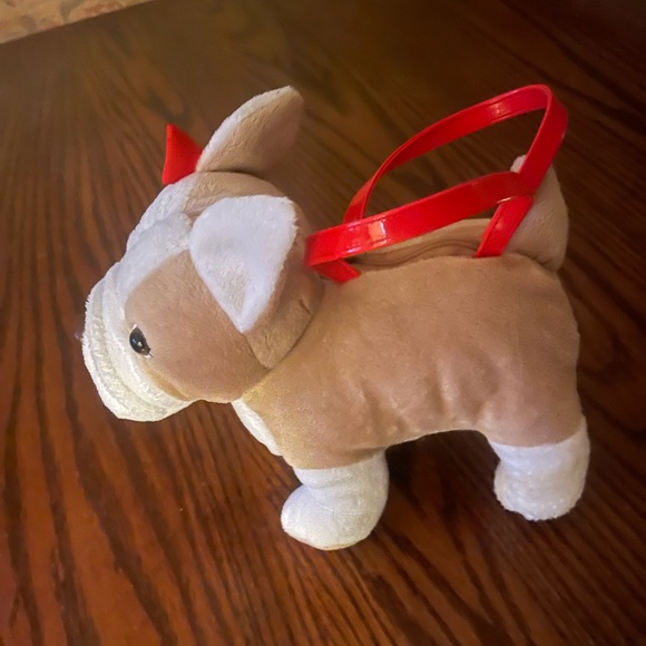 Handbag Gymboree Purse Puppy Pug? Bull dog? Dog plush - Picture 1 of 7